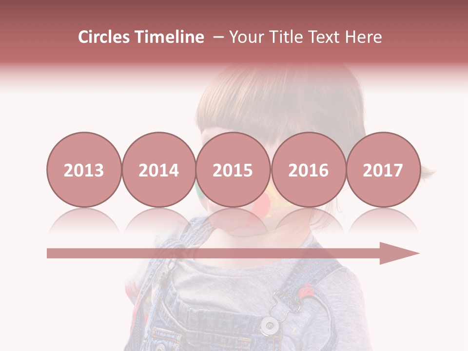 Isolato Sfondo Bianco Pittura PowerPoint Template