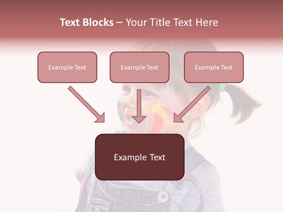 Isolato Sfondo Bianco Pittura PowerPoint Template