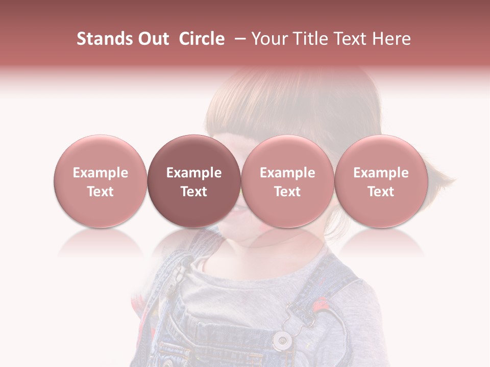 Isolato Sfondo Bianco Pittura PowerPoint Template