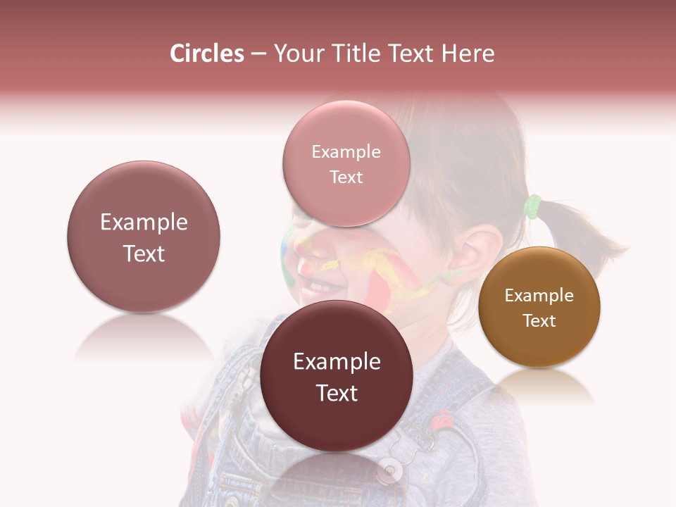 Isolato Sfondo Bianco Pittura PowerPoint Template