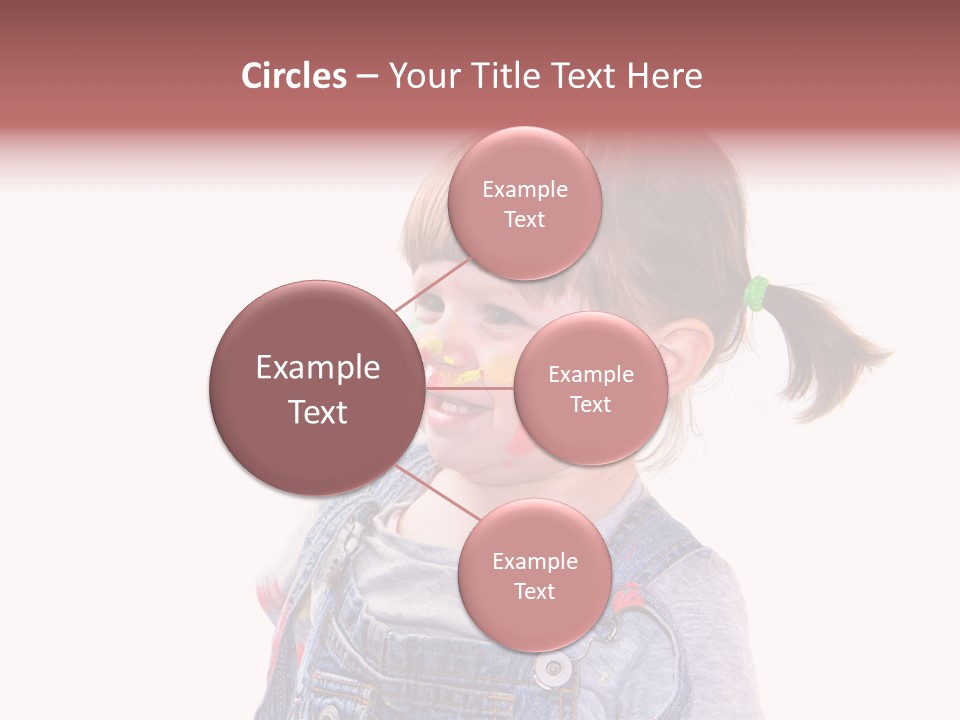 Isolato Sfondo Bianco Pittura PowerPoint Template