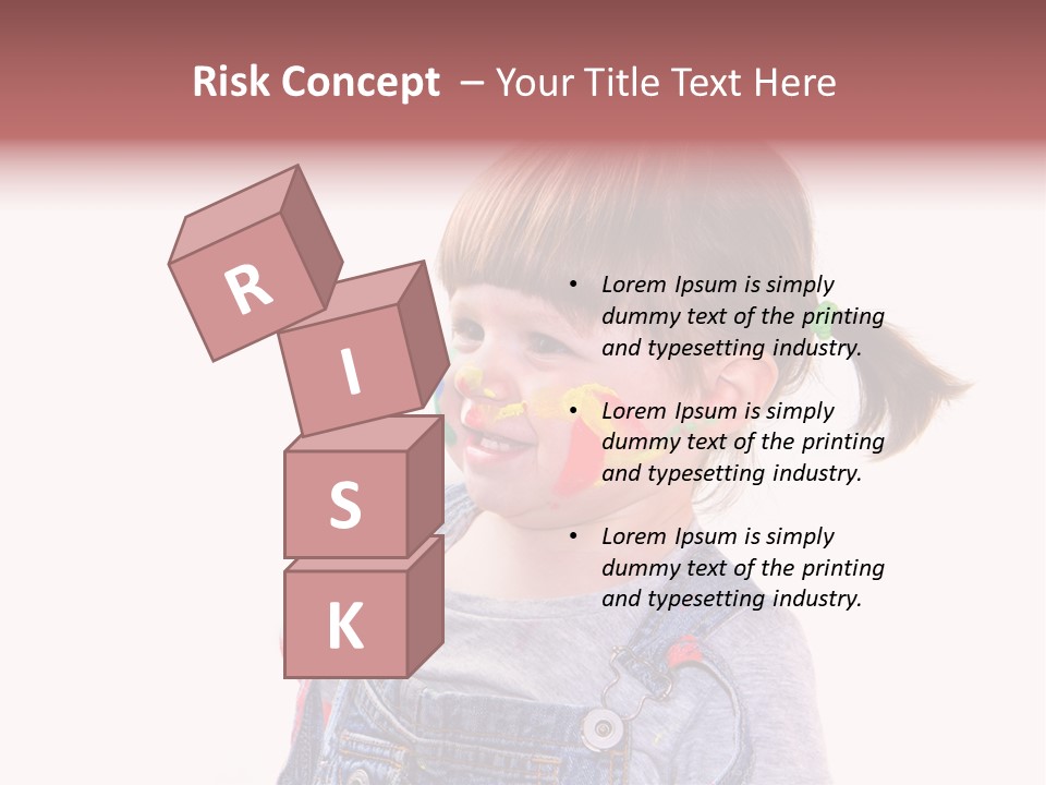 Isolato Sfondo Bianco Pittura PowerPoint Template