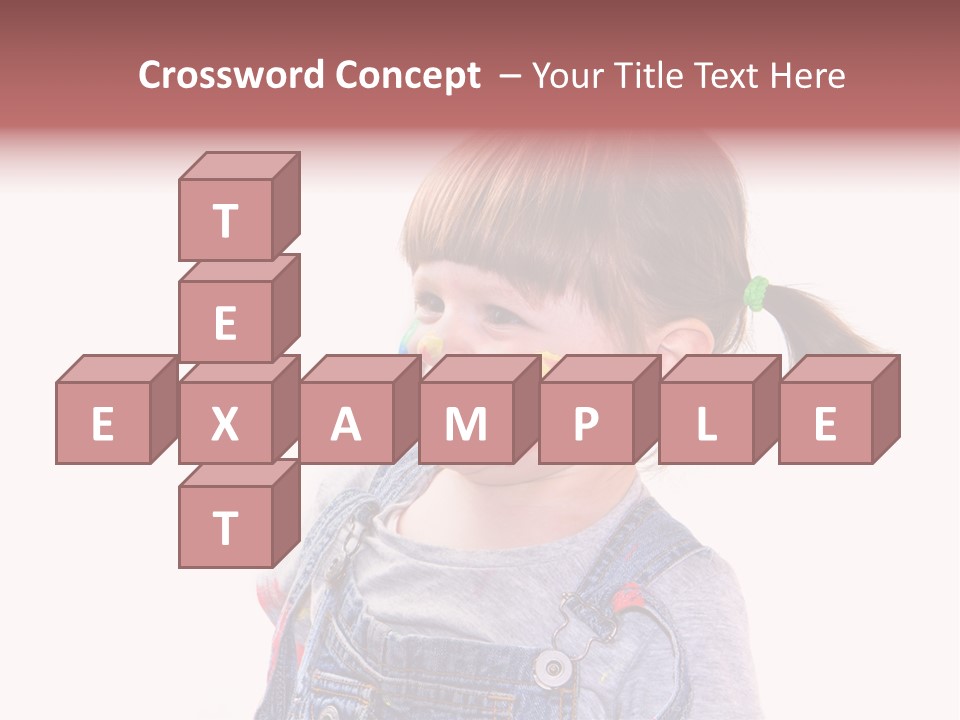 Isolato Sfondo Bianco Pittura PowerPoint Template