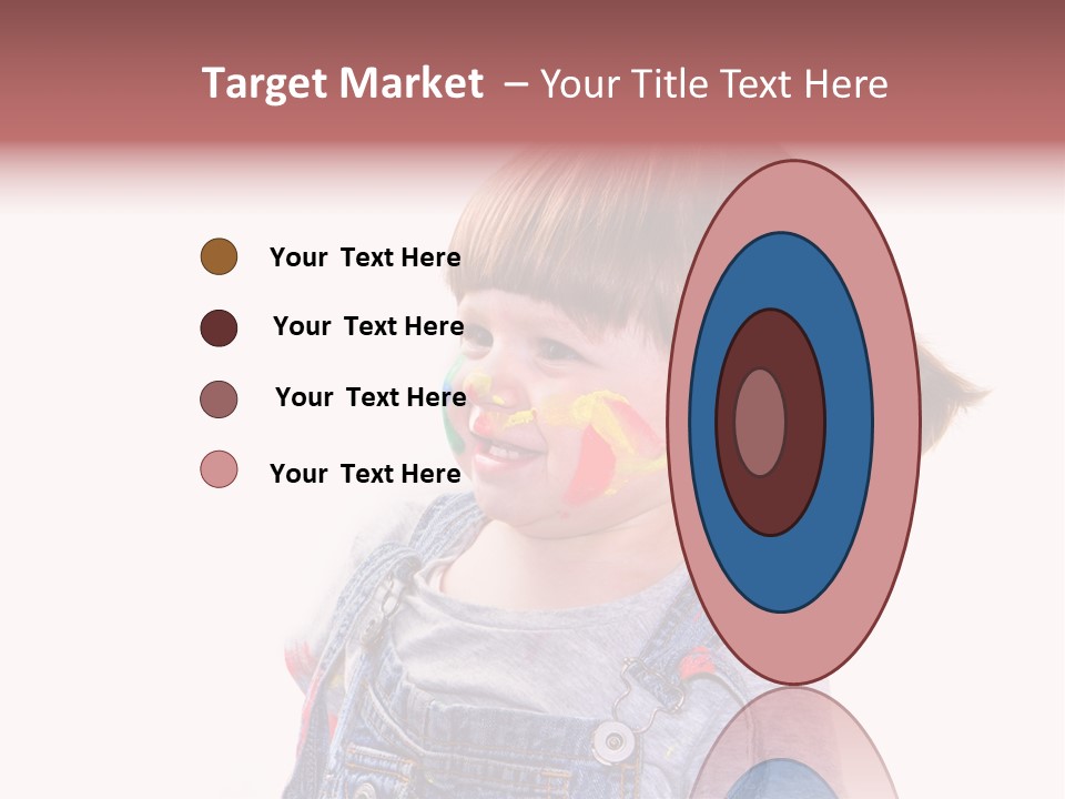 Isolato Sfondo Bianco Pittura PowerPoint Template