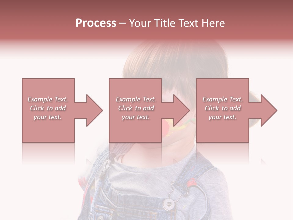 Isolato Sfondo Bianco Pittura PowerPoint Template