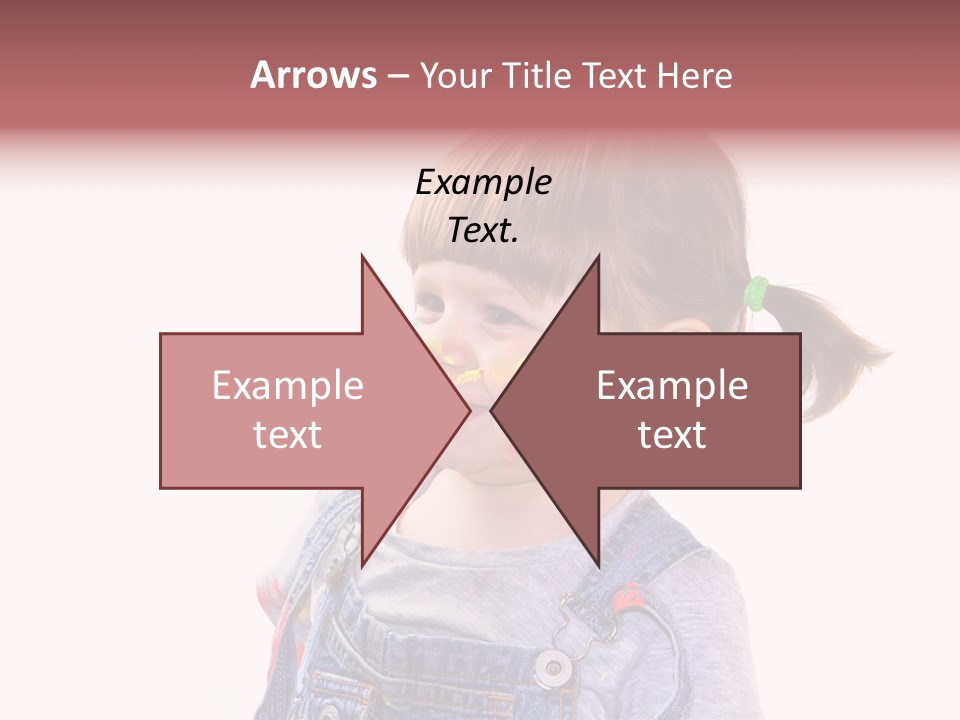 Isolato Sfondo Bianco Pittura PowerPoint Template