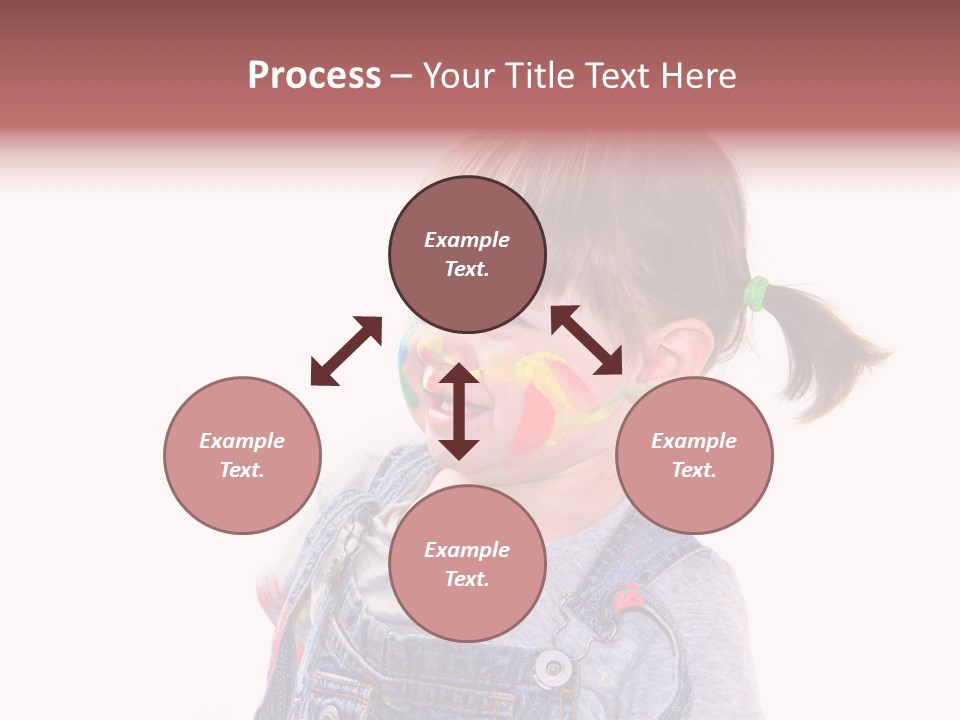 Isolato Sfondo Bianco Pittura PowerPoint Template