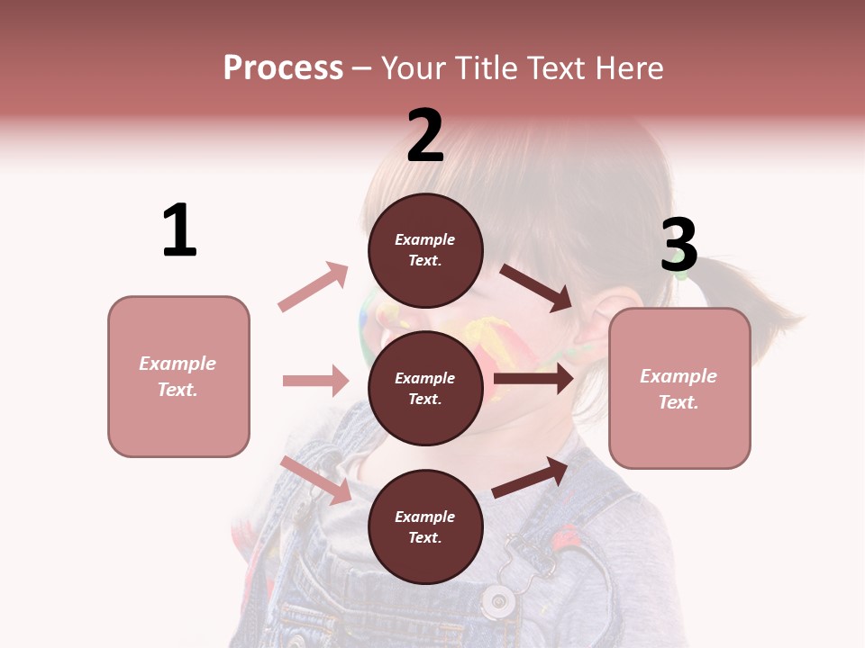 Isolato Sfondo Bianco Pittura PowerPoint Template