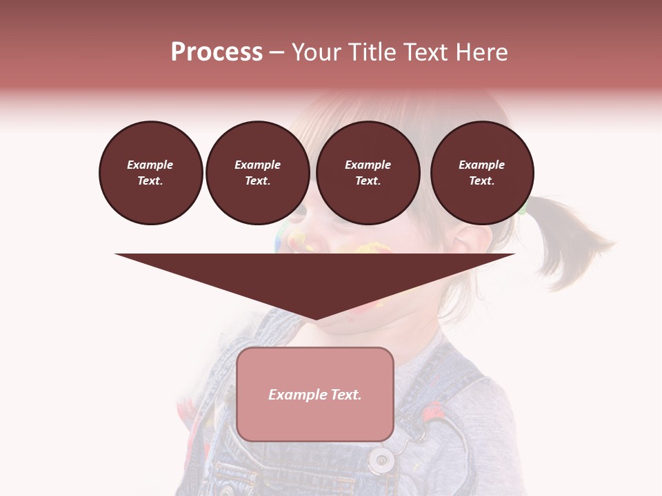 Isolato Sfondo Bianco Pittura PowerPoint Template