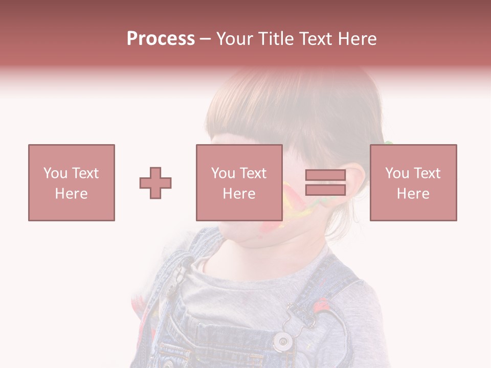 Isolato Sfondo Bianco Pittura PowerPoint Template