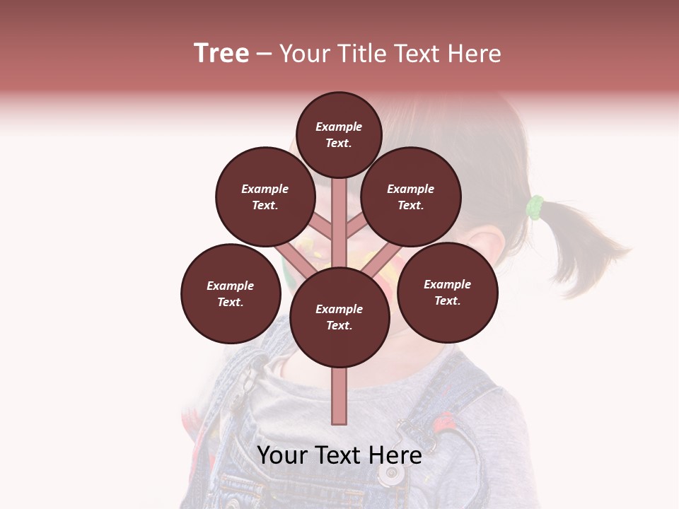 Isolato Sfondo Bianco Pittura PowerPoint Template