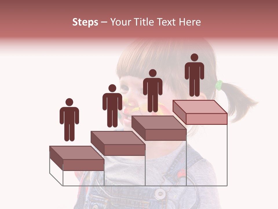 Isolato Sfondo Bianco Pittura PowerPoint Template