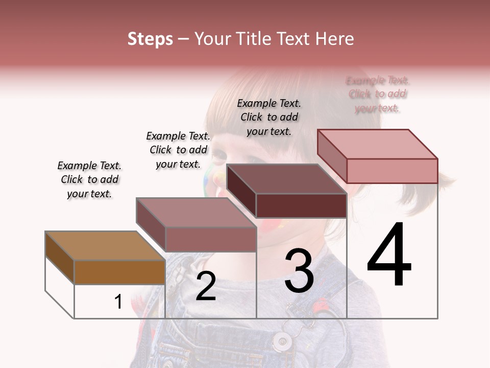 Isolato Sfondo Bianco Pittura PowerPoint Template