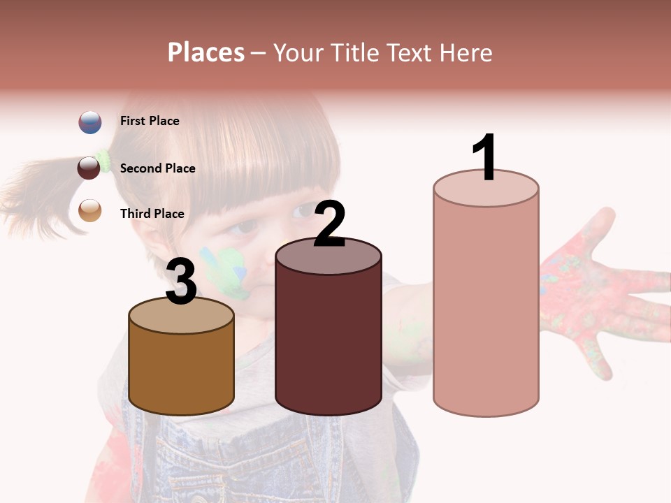 Artista Bambino Colori PowerPoint Template