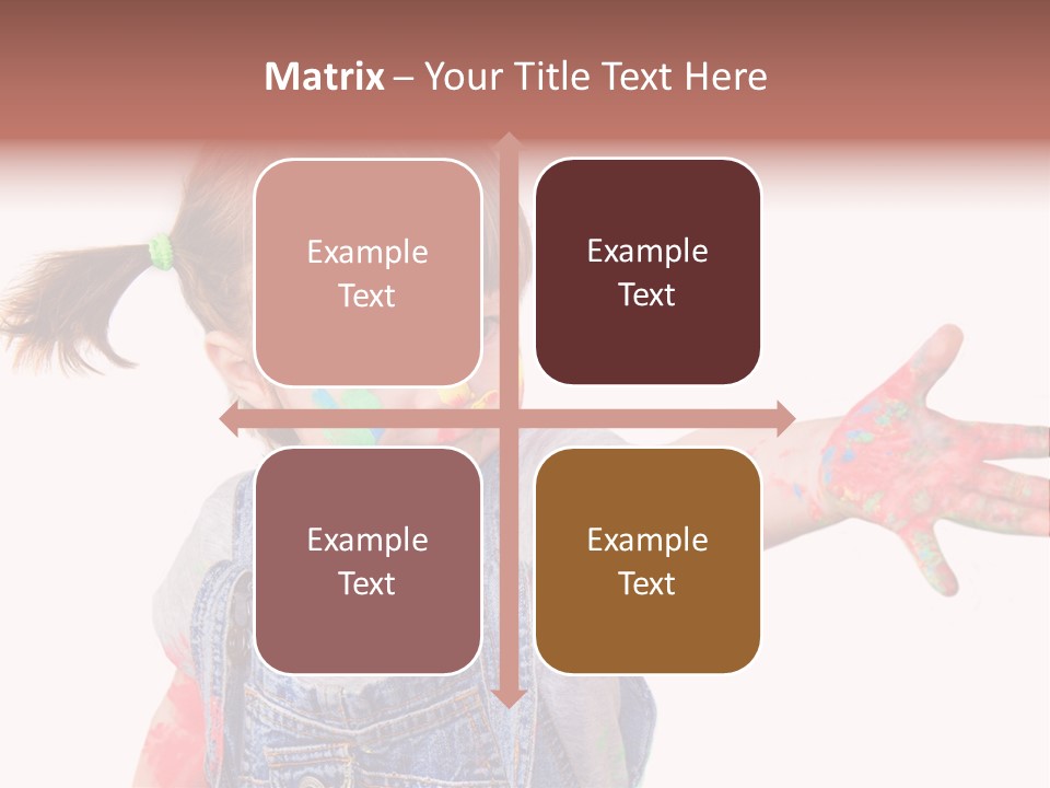 Artista Bambino Colori PowerPoint Template