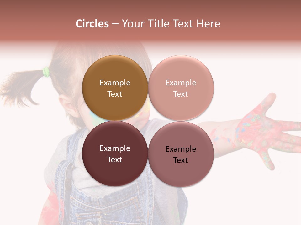 Artista Bambino Colori PowerPoint Template