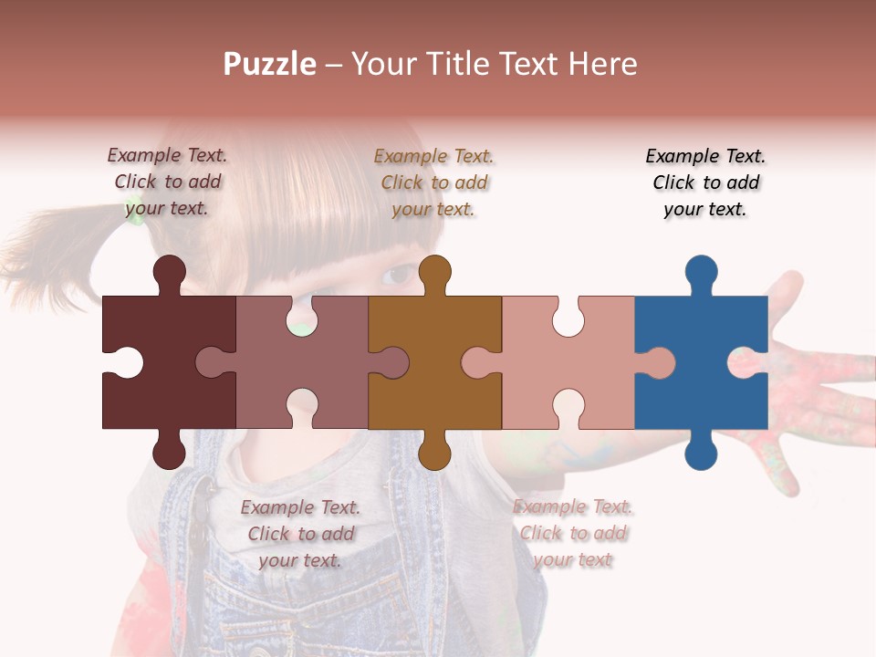 Artista Bambino Colori PowerPoint Template