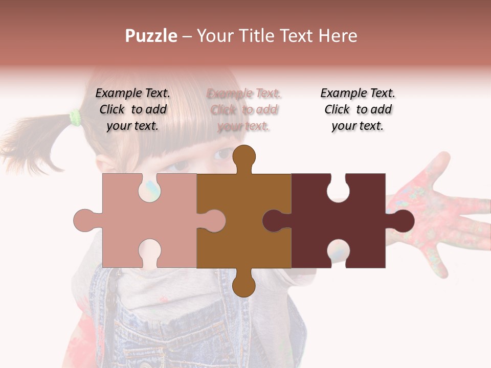 Artista Bambino Colori PowerPoint Template