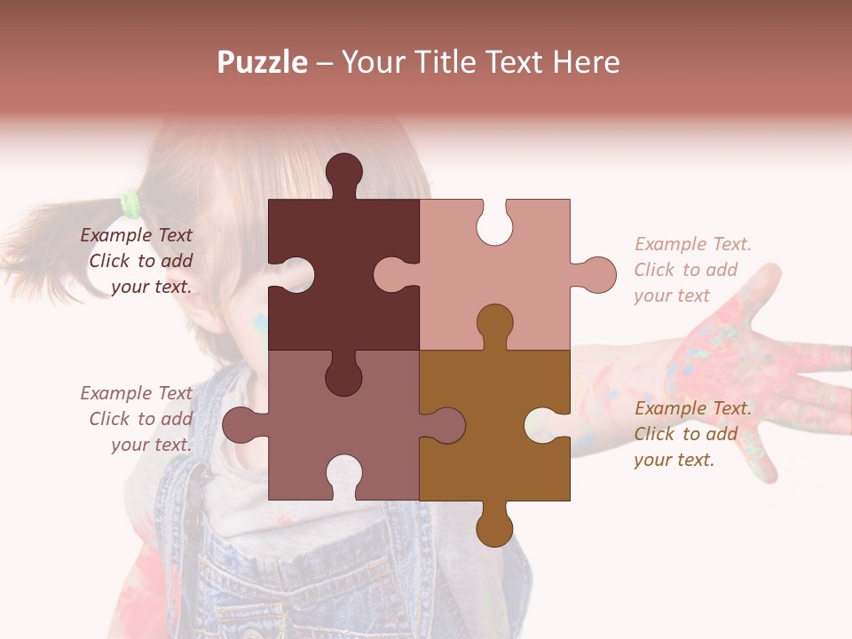 Artista Bambino Colori PowerPoint Template