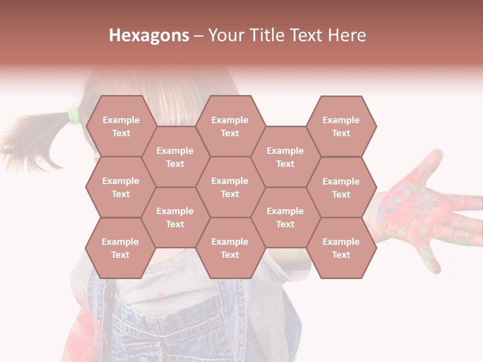 Artista Bambino Colori PowerPoint Template