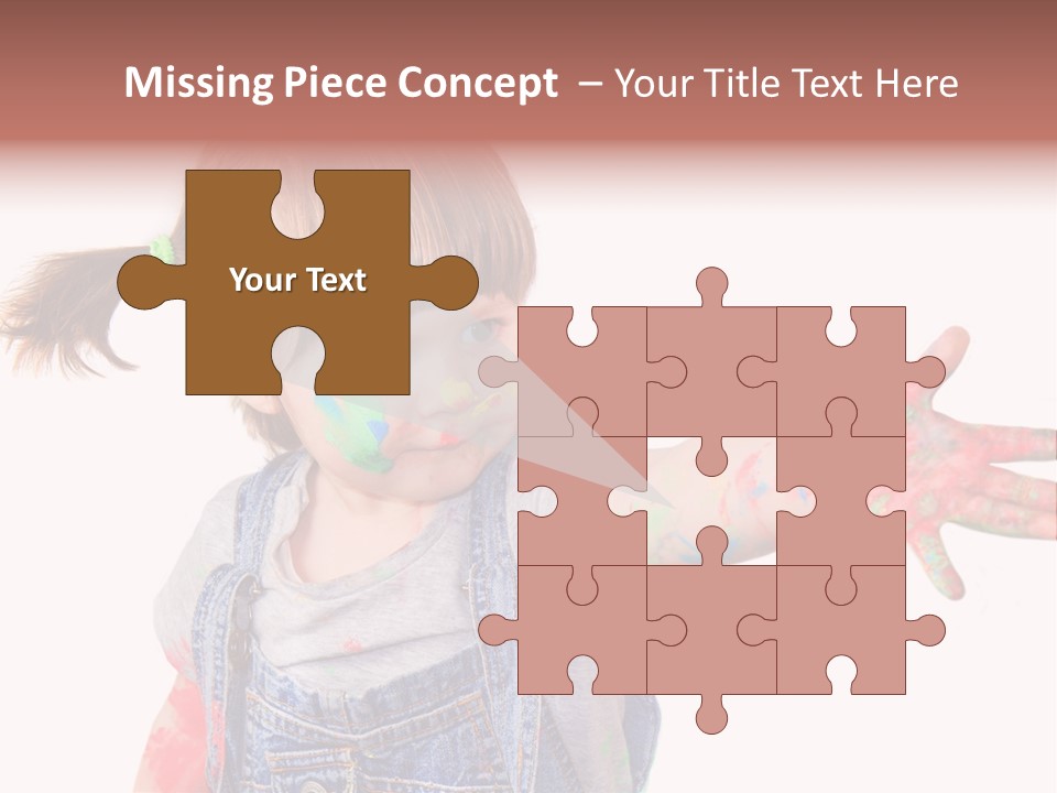 Artista Bambino Colori PowerPoint Template