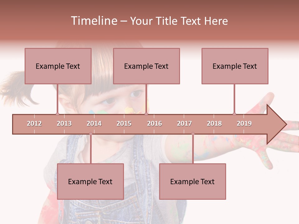 Artista Bambino Colori PowerPoint Template