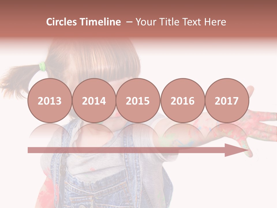 Artista Bambino Colori PowerPoint Template