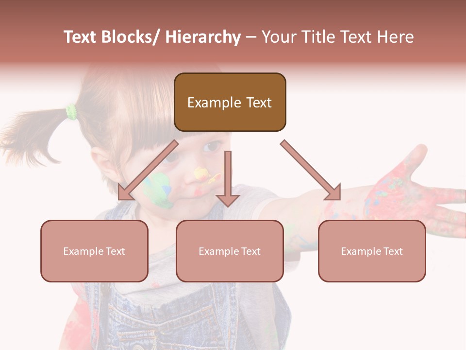 Artista Bambino Colori PowerPoint Template