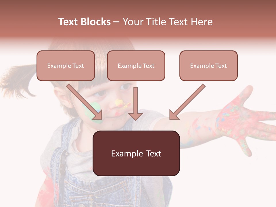 Artista Bambino Colori PowerPoint Template