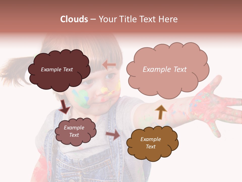 Artista Bambino Colori PowerPoint Template