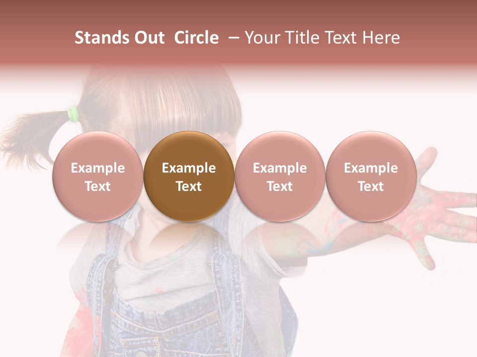 Artista Bambino Colori PowerPoint Template