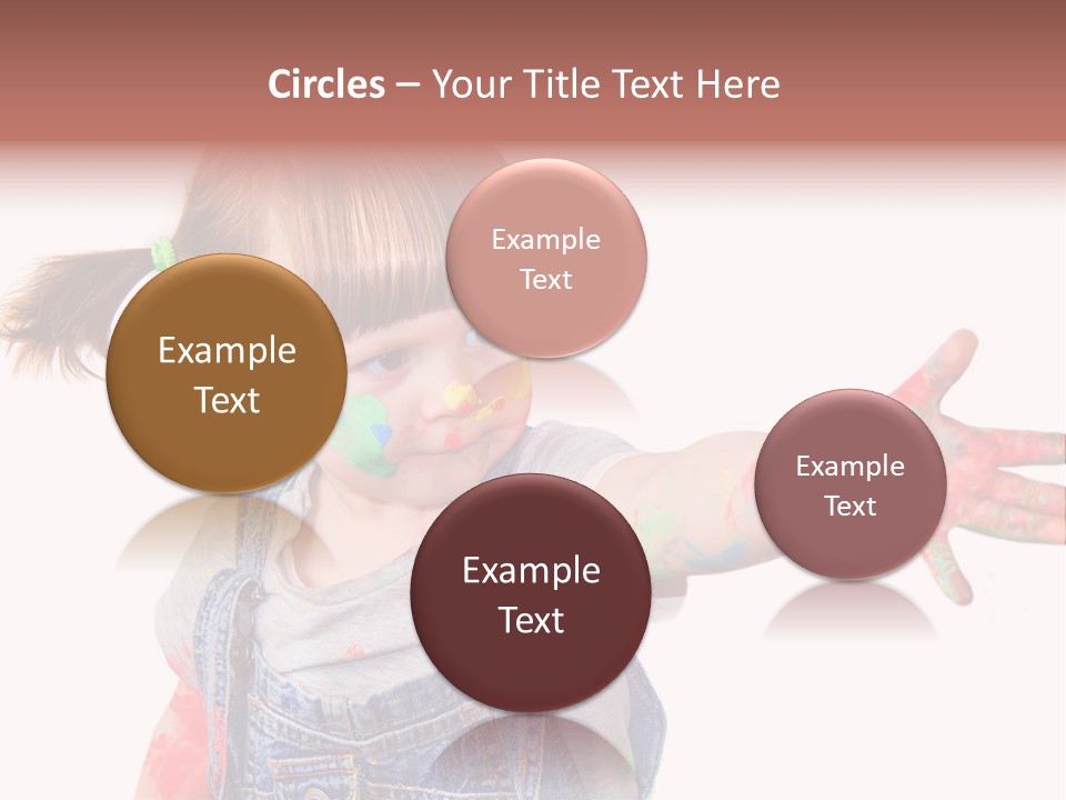 Artista Bambino Colori PowerPoint Template