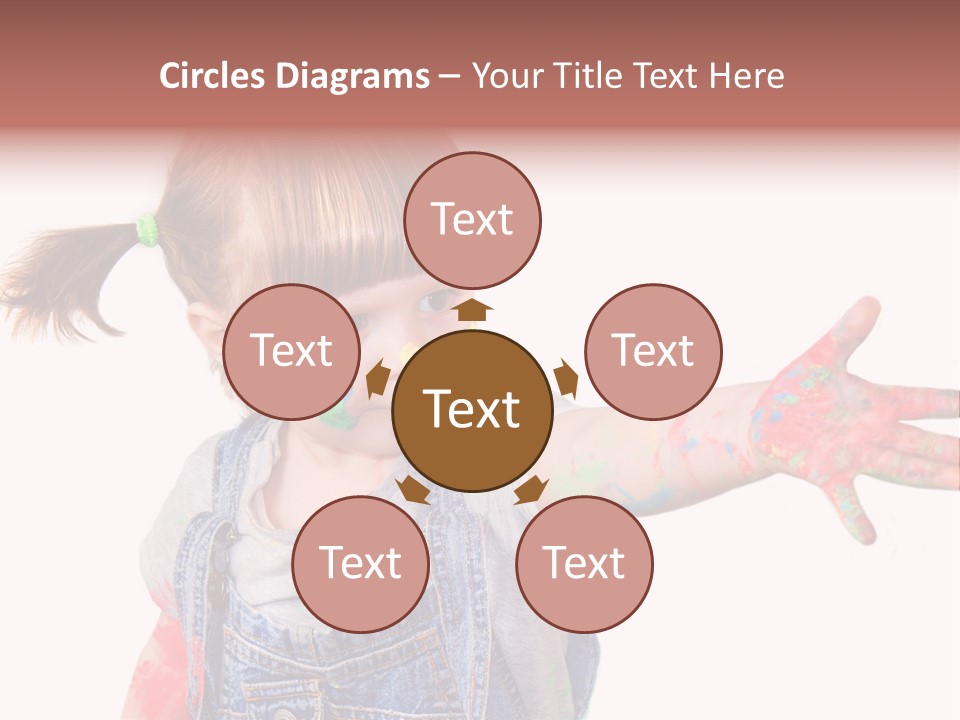 Artista Bambino Colori PowerPoint Template