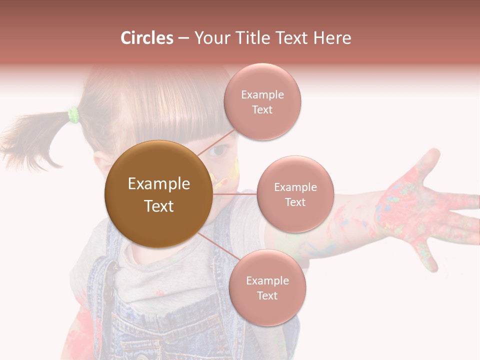 Artista Bambino Colori PowerPoint Template