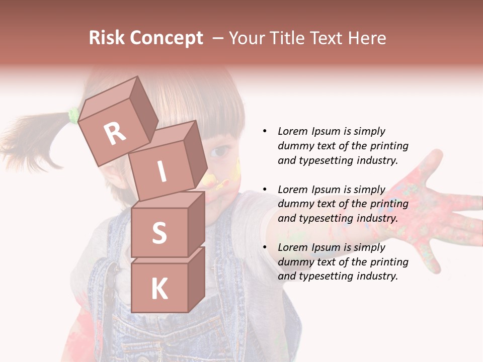 Artista Bambino Colori PowerPoint Template