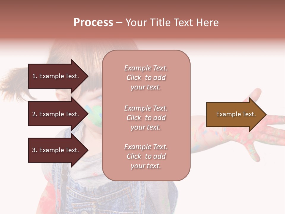 Artista Bambino Colori PowerPoint Template