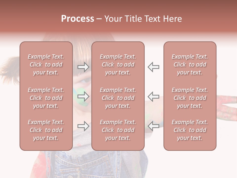 Artista Bambino Colori PowerPoint Template