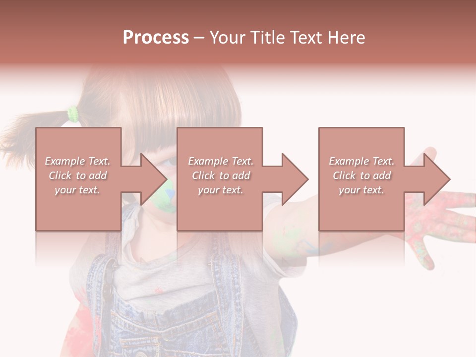 Artista Bambino Colori PowerPoint Template