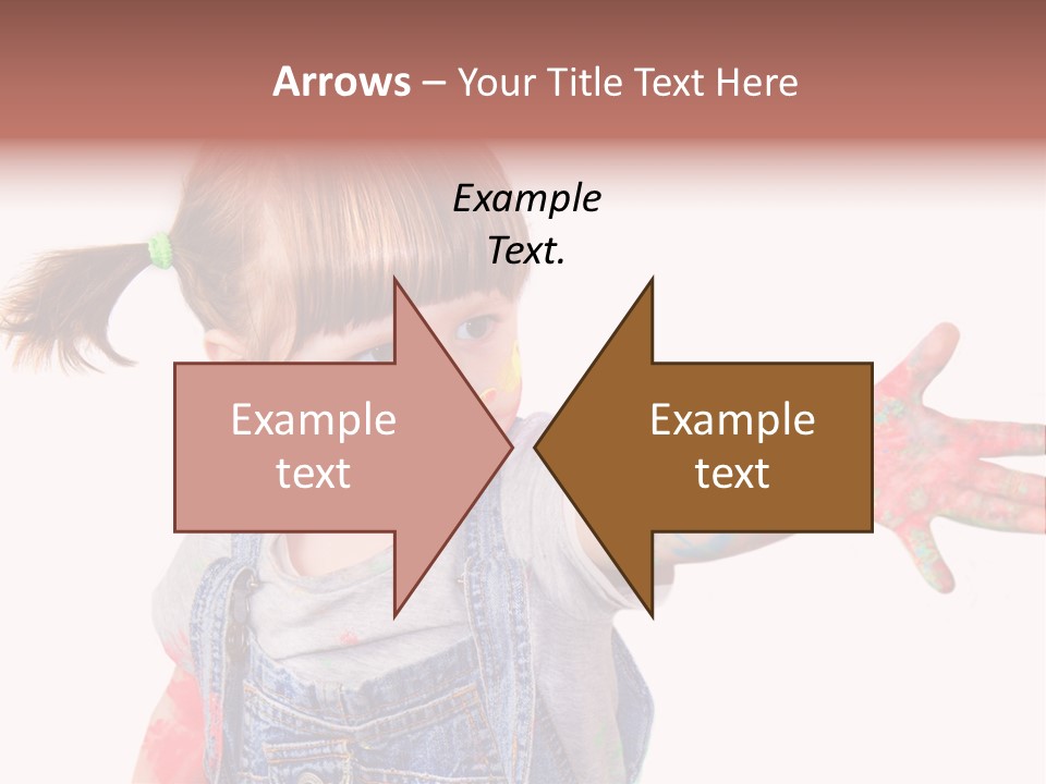 Artista Bambino Colori PowerPoint Template