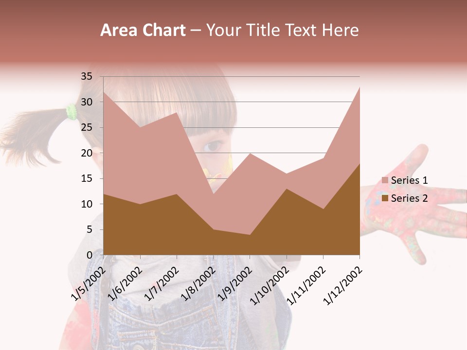 Artista Bambino Colori PowerPoint Template