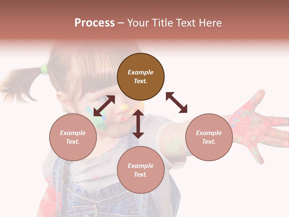 Artista Bambino Colori PowerPoint Template