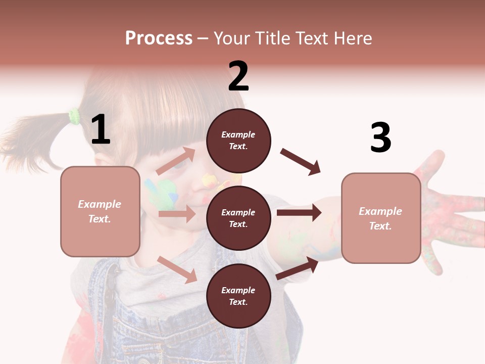 Artista Bambino Colori PowerPoint Template