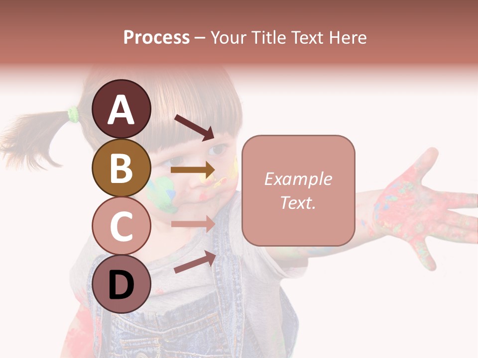 Artista Bambino Colori PowerPoint Template