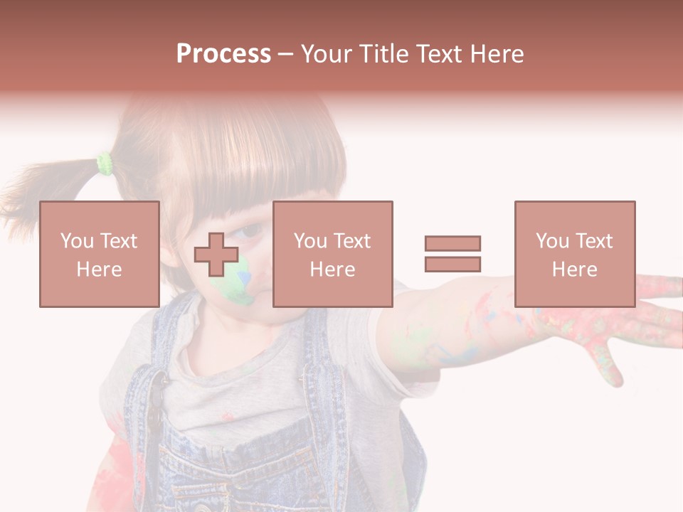 Artista Bambino Colori PowerPoint Template