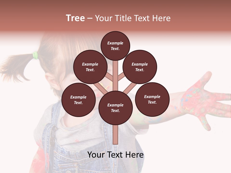 Artista Bambino Colori PowerPoint Template