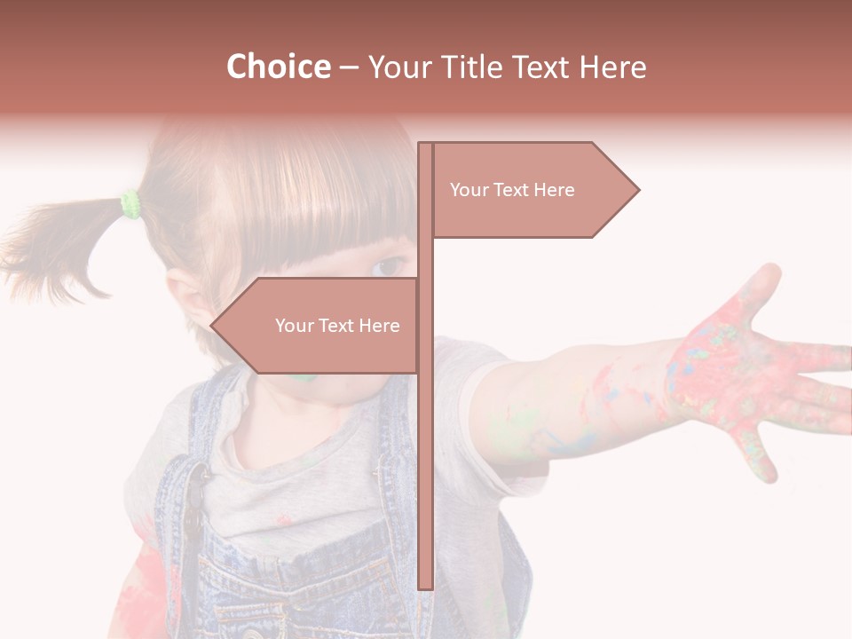 Artista Bambino Colori PowerPoint Template