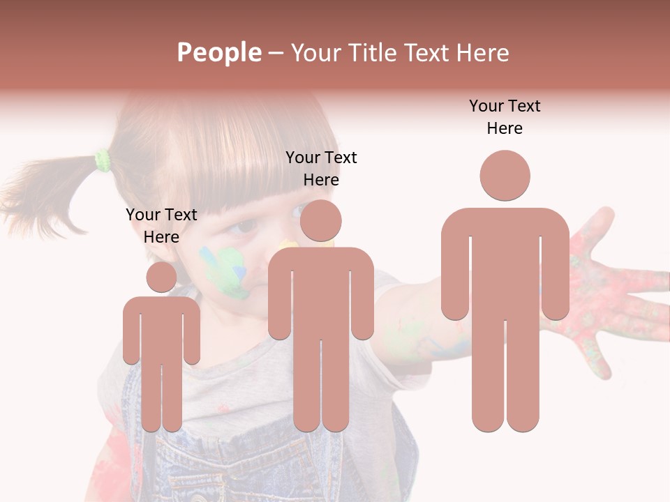 Artista Bambino Colori PowerPoint Template