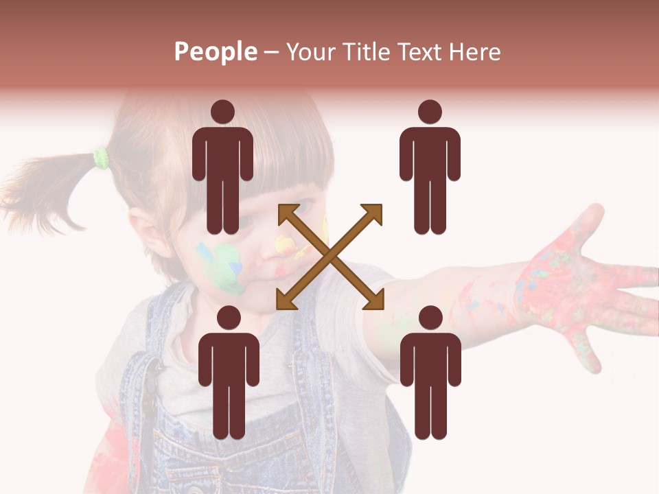 Artista Bambino Colori PowerPoint Template