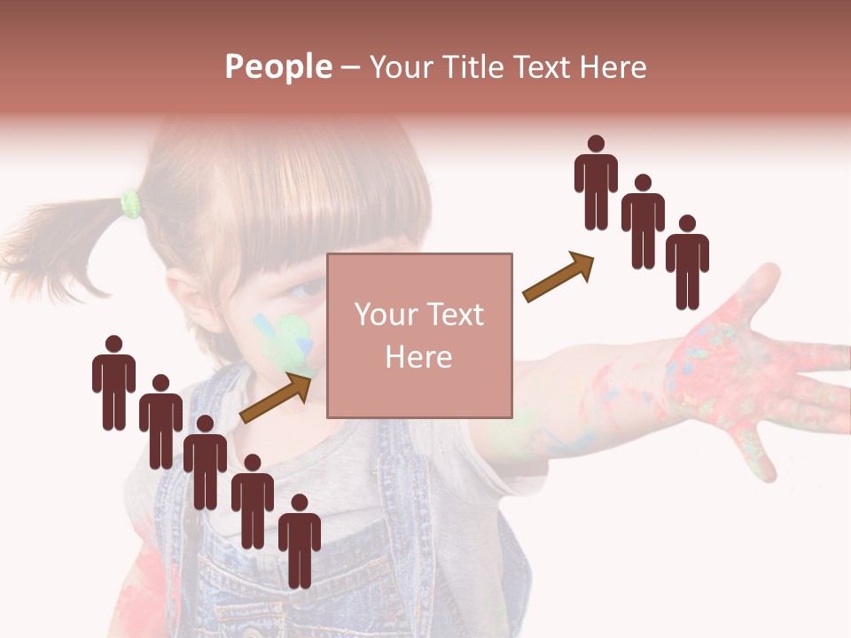 Artista Bambino Colori PowerPoint Template