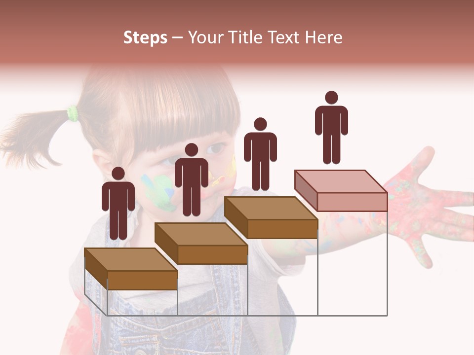 Artista Bambino Colori PowerPoint Template